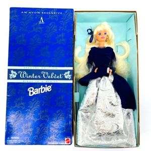 Winter Velvet Avon Exclusive Special Edition Mattel Barbie Doll - NRFB/NIB.